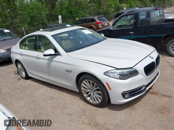 2014 BMW 5 Series 528i z VIN WBA5A5C52ED502948, wystawiony jako IAAI lot #42179994 z przebiegiem 120 601 mil mil oraz . Historia ofert i sprzedaży dostępna na DreamBid. Obrazek 1.