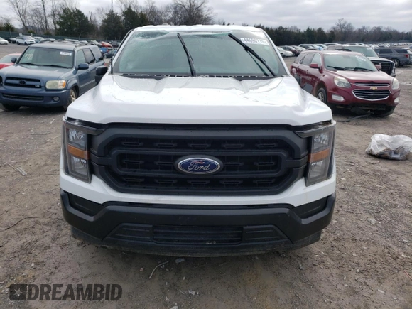 2023 Ford F-150 XL with VIN 1FTMF1CB7PKF60339, listed as a Copart auction lot 44690115 with 56,346 mi miles and Salvage Title. Bid and sale history available at carsss.com. Image 5.