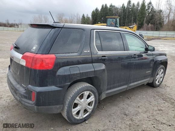 2017 GMC Terrain SLE with VIN 2GKFLSEK2H6198952, listed as a Copart auction lot 50380755 with 115,767 mi miles and Salvage Title. Bid and sale history available at carsss.com. Image 3.