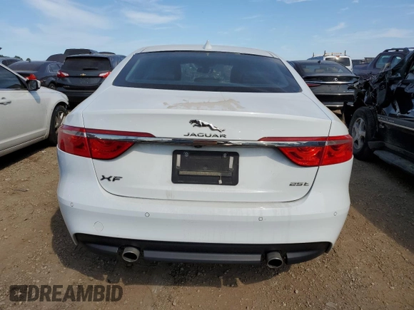 2019 Jaguar XF 25t Prestige with VIN SAJBE4FX4KCY74392, listed as a Copart auction lot 65859214 with 61,854 mi miles and Salvage Title. Bid and sale history available at carsss.com. Image 6.