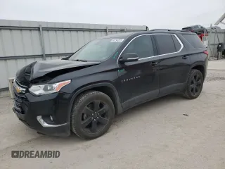 2019 Chevrolet Traverse LT Leather with VIN 1GNERHKWXKJ319048, listed as a Copart auction lot 44794255 with 86,960 mi miles and Salvage Title. Bid and sale history available at carsss.com. Image 1.
