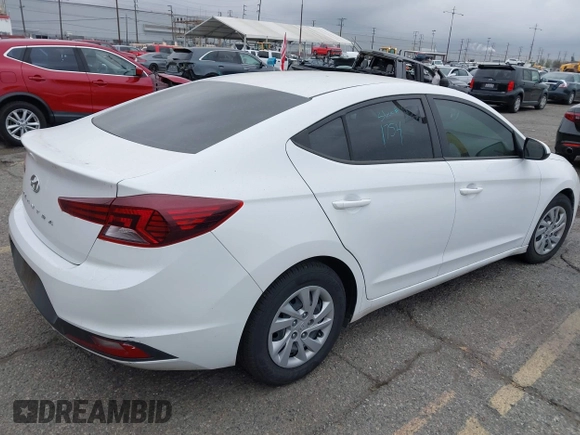2020 Hyundai Elantra SE with VIN 5NPD74LF4LH622614, listed as a IAAI auction lot 42057862 with 62,826 mi miles. Bid and sale history available at carsss.com. Image 4.