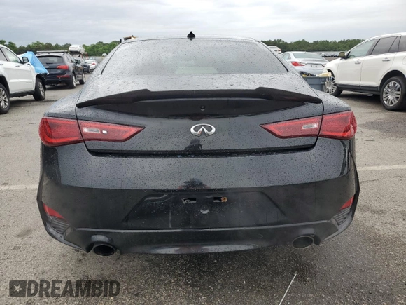 2017 Infiniti Q60 Premium with VIN JN1EV7EL1HM553380, listed as a Copart auction lot 64293185 with 117,258 mi miles and Clean title. Bid and sale history available at DreamBid. Image 6.
