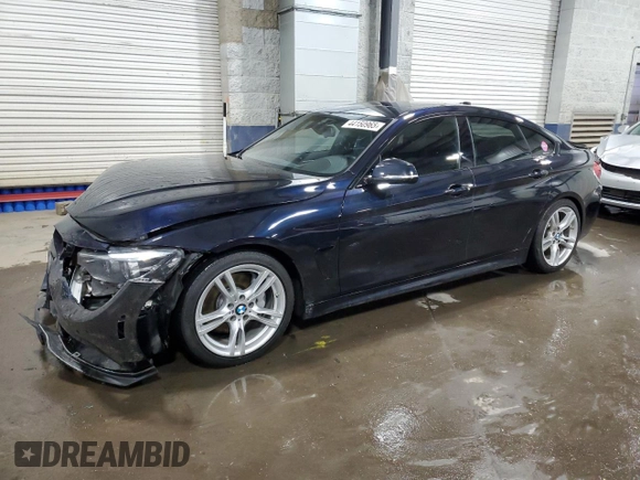 2019 BMW 4 Series 440i xDrive with VIN WBA4J7C52KBM76141, listed as a Copart auction lot 44150965 with 76,061 mi miles and Salvage Title. Bid and sale history available at carsss.com. Image 1.
