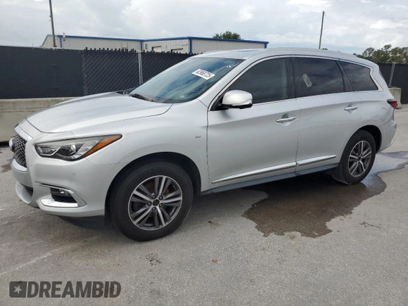 2019 Infiniti QX60 Pure with VIN 5N1DL0MN4KC502411, listed as a Copart auction lot 62968725 with 112,134 mi miles and Clean title. Bid and sale history available at DreamBid. Image 1.
