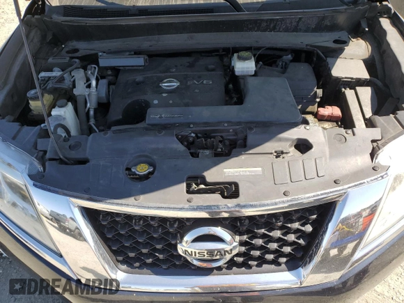 2015 Nissan Pathfinder Platinum with VIN 5N1AR2MM4FC723355, listed as a Copart auction lot 61109715 with 124,360 mi miles and Salvage title. Bid and sale history available at DreamBid. Image 12.