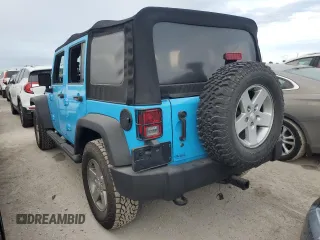 2018 Jeep Wrangler JK Unlimited Sport S with VIN 1C4BJWDG8JL860843, listed as a Copart auction lot 74480734 with 0 mi miles and Non Repairable. Bid and sale history available at carsss.com. Image 2.