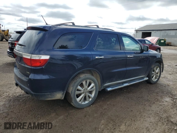 2013 Dodge Durango Crew with VIN 1C4RDJDG3DC535529, listed as a Copart auction lot 55379075 with 225,762 mi miles and Non repairable. Bid and sale history available at DreamBid. Image 3.