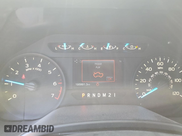 2017 Ford F-150 XL with VIN 1FTEW1CP9HKE14736, listed as a Copart auction lot 53297785 with 195,991 mi miles and Salvage Title. Bid and sale history available at carsss.com. Image 9.