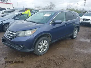 2013 Honda CR-V EX with VIN 2HKRM4H55DH642175, listed as a IAAI auction lot 41950974 with 178,641 mi miles. Bid and sale history available at carsss.com. Image 2.