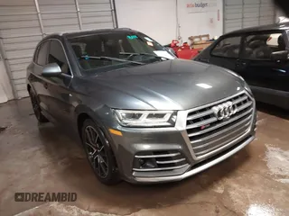 2018 Audi SQ5 Prestige with VIN WA1C4AFY0J2083062, listed as a IAAI auction lot 41560177 with 72,228 mi miles. Bid and sale history available at carsss.com. Image 1.