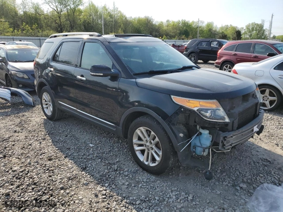 2014 Ford Explorer XLT with VIN 1FM5K7D98EGC04654, listed as a Copart auction lot 52352125 with 216,333 mi miles and Salvage Title. Bid and sale history available at carsss.com. Image 4.