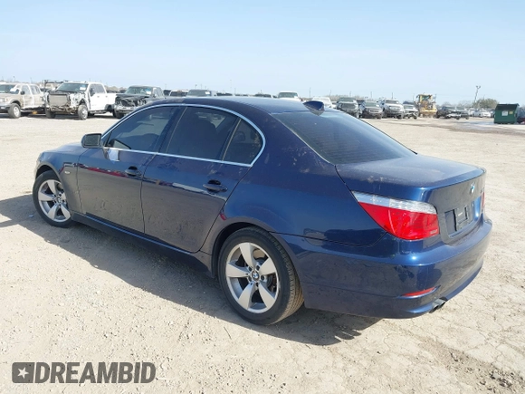 2008 BMW 5 Series 528i with VIN WBANU53568CT17593, listed as a IAAI auction lot 41740603 with 133,673 mi miles and . Bid and sale history available at carsss.com. Image 3.