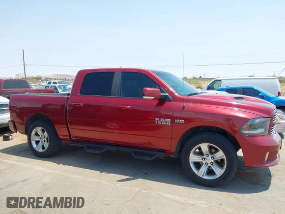 2015 Ram 1500 Sport with VIN 1C6RR7MTXFS684845, listed as a IAAI auction lot 42344613 with 157,941 mi miles and . Bid and sale history available at DreamBid. Image 13.