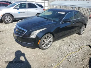 2015 Cadillac ATS Sedan Luxury RWD with VIN 1G6AB5RA7F0124835, listed as a Copart auction lot 46309755 with 136,746 mi miles and Clean Title. Bid and sale history available at carsss.com. Image 1.
