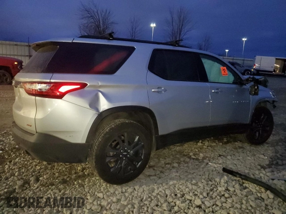 2019 Chevrolet Traverse RS with VIN 1GNEVJKW4KJ270951, listed as a Copart auction lot 83894124 with 57,729 mi miles and Non Repairable. Bid and sale history available at carsss.com. Image 3.