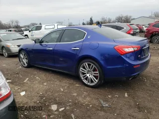 2016 Maserati Ghibli S Q4 with VIN ZAM57RTA4G1186359, listed as a Copart auction lot 43479034 with 64,895 mi miles. Bid and sale history available at carsss.com. Image 2.