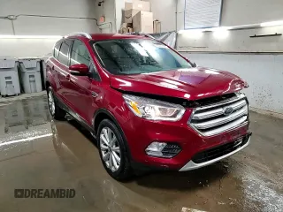 2017 Ford Escape Titanium with VIN 1FMCU0JD0HUE13538, listed as a Copart auction lot 49396125 with 36,733 mi miles and Salvage Title. Bid and sale history available at carsss.com. Image 14.