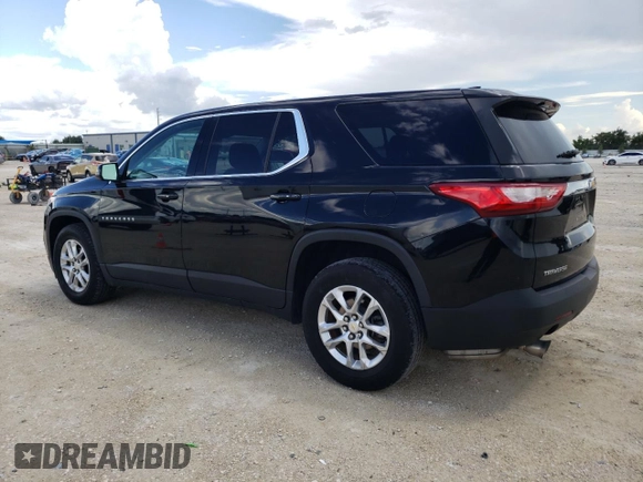 2018 Chevrolet Traverse LS with VIN 1GNERFKW8JJ136279, listed as a Copart auction lot 69132134 with 138,504 mi miles and Non Repairable. Bid and sale history available at carsss.com. Image 2.