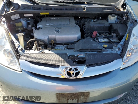 2008 Toyota Sienna XLE with VIN 5TDBK22C28S012861, listed as a Copart auction lot 51900215 with 153,273 mi miles and Salvage Title. Bid and sale history available at carsss.com. Image 12.
