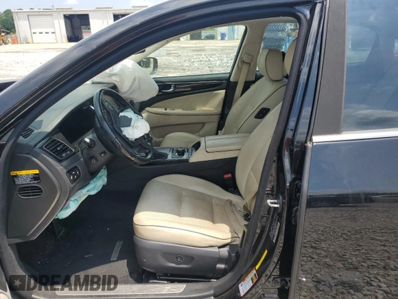 2015 Hyundai Equus Signature z VIN KMHGH4JH0FU098348, wystawiony jako Copart lot #58445284 z przebiegiem Nie podano mil oraz Szkoda całkowita • Salvage title. Historia ofert i sprzedaży dostępna na DreamBid. Obrazek 7.