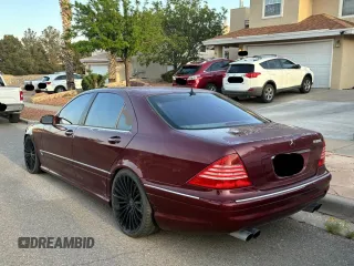 2003 Mercedes-Benz S with VIN WDBNG76J93A337922, listed as a Copart auction lot 55943475 with 135,103 mi miles and Clean Title. Bid and sale history available at DreamBid. Image 3.