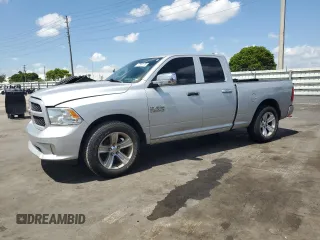 2018 Ram 1500 Express z VIN 1C6RR6FG9JS174005, wystawiony jako Copart lot #57560135 z przebiegiem 154 429 mil mil oraz Szkoda całkowita • Salvage title. Historia ofert i sprzedaży dostępna na DreamBid. Obrazek 1.