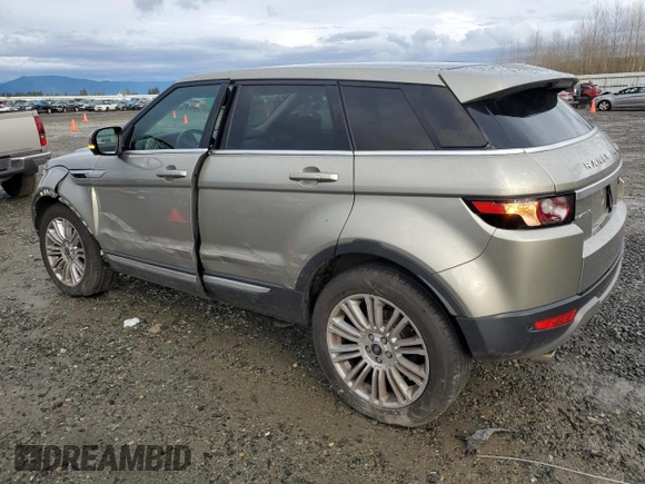 2013 Land Rover Range Rover Evoque Prestige Premium with VIN SALVV2BG4DH716641, listed as a Copart auction lot 85752104 with 69,390 mi miles and Salvage Title. Bid and sale history available at carsss.com. Image 2.