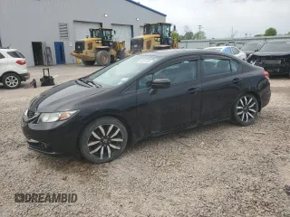 2015 Honda Civic EX-L z VIN 2HGFB2F9XFH515387, wystawiony jako Copart lot #58551405 z przebiegiem 48 664 mil mil oraz Szkoda całkowita • Salvage title. Historia ofert i sprzedaży dostępna na DreamBid. Obrazek 1.