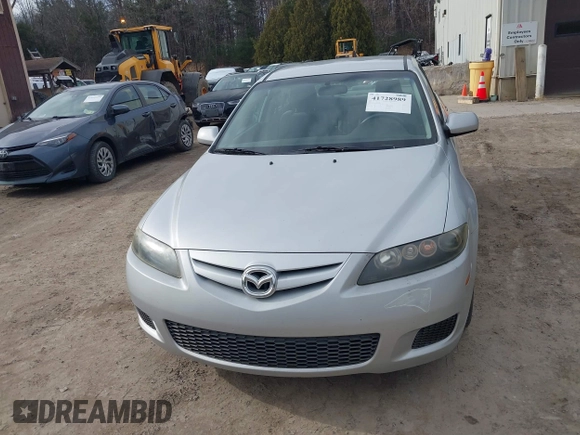 2008 Mazda 6 i Sport VE with VIN 1YVHP80C885M24820, listed as a IAAI auction lot 41728989 with 18,654 mi miles. Bid and sale history available at carsss.com. Image 6.