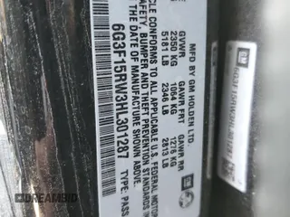 2017 Chevrolet SS с VIN 6G3F15RW3HL301287, выставлен на аукционе Copart как лот 87264804 с пробегом 92 933 миль миль и Списание • Salvage title. История ставок и продаж доступна на DreamBid. Изображение 12.
