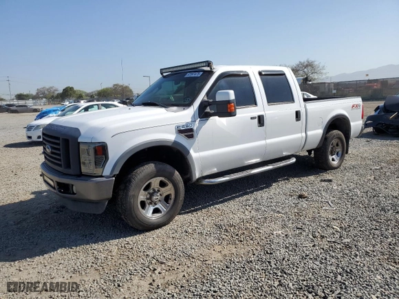 2008 Ford Super Duty F-250 SRW XL with VIN 1FTSW21R18ED51921, listed as a Copart auction lot 52597475 with 195,635 mi miles and Salvage Title. Bid and sale history available at carsss.com. Image 1.