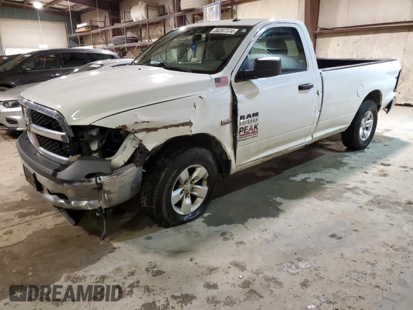 2018 Ram 1500 Tradesman z VIN 3C6JR6DT7JG225151, wystawiony jako Copart lot #86207374 z przebiegiem 72 073 mil mil oraz Szkoda całkowita • Salvage title. Historia ofert i sprzedaży dostępna na DreamBid. Obrazek 1.