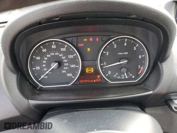 2012 BMW 1 Series 128i with VIN WBAUP9C57CVL91337, listed as a Copart auction lot 76144404 with 87,093 mi miles and Salvage title. Bid and sale history available at DreamBid. Image 9.
