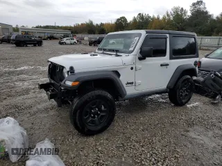 2024 Jeep Wrangler Sport S z VIN 1C4PJXAN7RW134755, wystawiony jako Copart lot #79609434 z przebiegiem 3 640 mil mil oraz Szkoda całkowita • Salvage title. Historia ofert i sprzedaży dostępna na DreamBid. Obrazek 1.