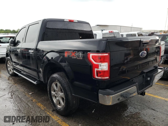 2018 Ford F-150 XL with VIN 1FTEW1E59JFA28618, listed as a Copart auction lot 56307174 with 114,609 mi miles and Salvage Title. Bid and sale history available at carsss.com. Image 2.
