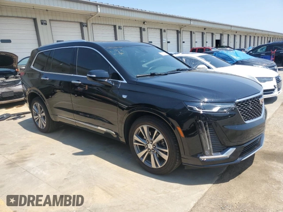 2021 Cadillac XT6 Premium Luxury with VIN 1GYKPDRS3MZ210314, listed as a Copart auction lot 58862595 with 41,307 mi miles and Salvage title. Bid and sale history available at DreamBid. Image 4.