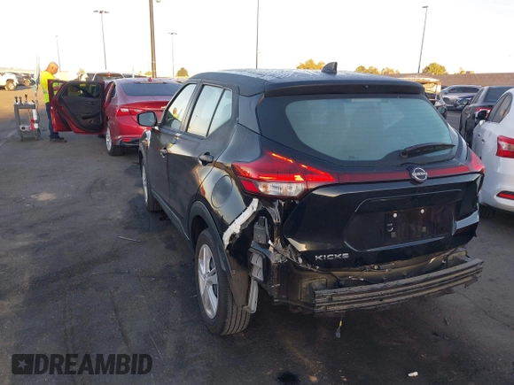 2024 Nissan Kicks S with VIN 3N1CP5BV9RL481979, listed as a IAAI auction lot 41856176 with 24,094 mi miles and . Bid and sale history available at carsss.com. Image 3.