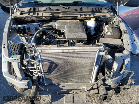 2022 Ram 1500 Tradesman with VIN 3C6JR6DG7NG330619, listed as a Copart auction lot 46096875 with 12,919 mi miles and Salvage title. Bid and sale history available at DreamBid. Image 11.