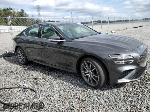 2023 Genesis G70 2.0T with VIN KMTG34TA5PU131236, listed as a Copart auction lot 37942364 with 3,601 mi miles and Non Repairable. Bid and sale history available at DreamBid. Image 4.