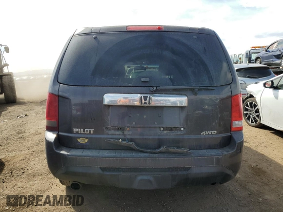 2013 Honda Pilot EX-L with VIN 5FNYF4H53DB051413, listed as a Copart auction lot 53381275 with 237,572 mi miles and Salvage Title. Bid and sale history available at carsss.com. Image 6.