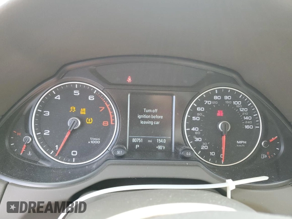 2017 Audi Q5 Premium Plus with VIN WA1L2AFP3HA027064, listed as a Copart auction lot 60634905 with 80,751 mi miles and Salvage title. Bid and sale history available at DreamBid. Image 9.