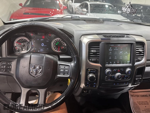 2018 Ram 1500 Big Horn with VIN 3C6RR7LT3JG196757, listed as a Copart auction lot 64101635 with 63,066 mi miles and Clean title. Bid and sale history available at DreamBid. Image 9.