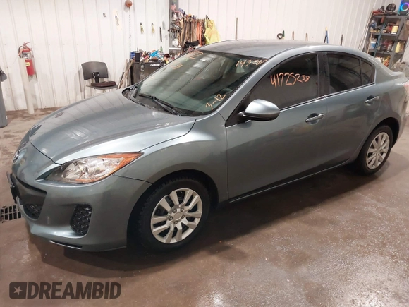 2012 Mazda 3 i Sport with VIN JM1BL1UF4C1524982, listed as a IAAI auction lot 41725238 with 143,787 mi miles and . Bid and sale history available at DreamBid. Image 2.