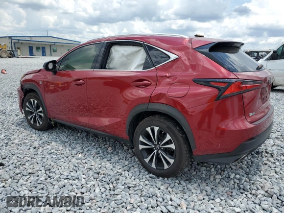 2019 Lexus NX 300 with VIN JTJBARBZ2K2210464, listed as a Copart auction lot 58065085 with 67,613 mi miles and Non repairable. Bid and sale history available at DreamBid. Image 2.