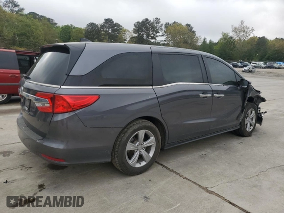 2020 Honda Odyssey EX-L z VIN 5FNRL6H78LB021123, wystawiony jako Copart lot #50925605 z przebiegiem 57 891 mil mil oraz Szkoda całkowita • Salvage title. Historia ofert i sprzedaży dostępna na DreamBid. Obrazek 3.