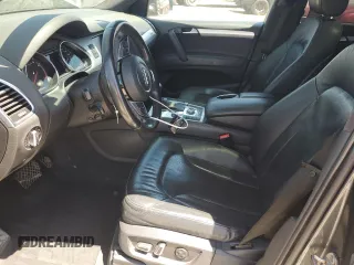 2015 Audi Q7 S line Prestige with VIN WA1DGAFE9FD002055, listed as a Copart auction lot 58073635 with 165,304 mi miles and Salvage title. Bid and sale history available at DreamBid. Image 7.
