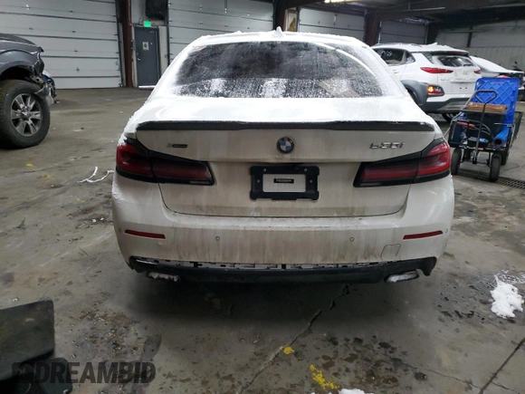 2021 BMW 5 Series 530i xDrive with VIN WBA13BJ01MWW97376, listed as a Copart auction lot 45951655 with Not Provided miles and Salvage Title. Bid and sale history available at carsss.com. Image 6.