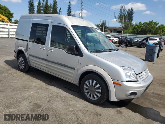 2013 Ford Transit Connect XLT with VIN NM0KS9BN8DT126995, listed as a Copart auction lot 57993055 with 120,842 mi miles and Salvage title. Bid and sale history available at DreamBid. Image 4.