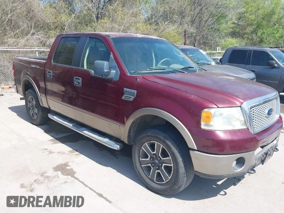 2006 Ford F-150 XLT with VIN 1FTPW14596FA05440, listed as a IAAI auction lot 41874816 with 291,393 mi miles. Bid and sale history available at carsss.com. Image 1.